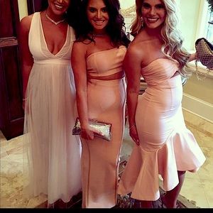 Hi-low evening dress